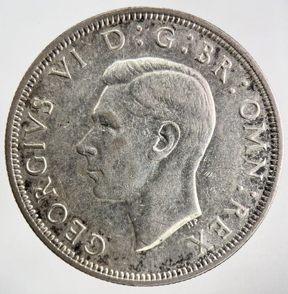 1943 George VI Silver Half - Crown Coin | Fine Collectable Grade