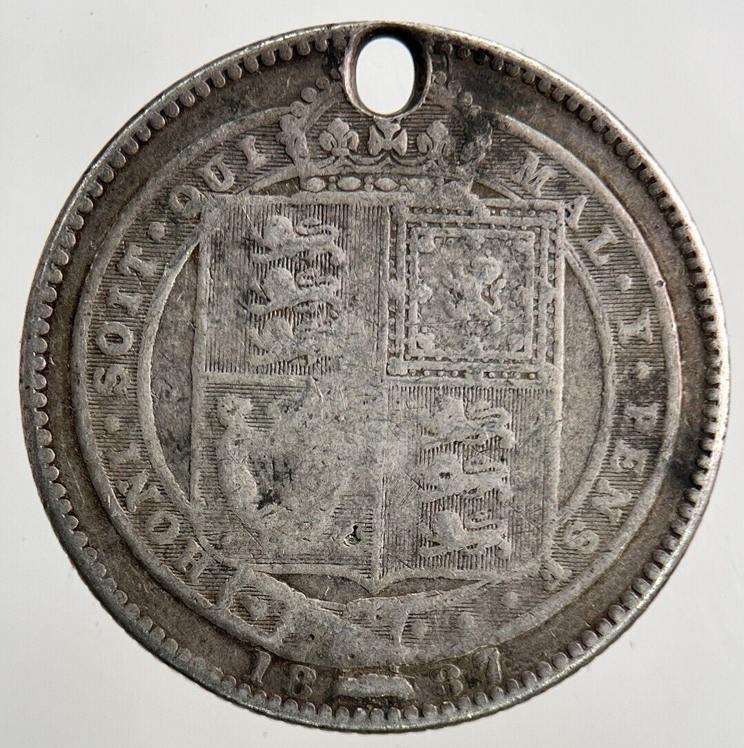 1887 Victoria Shilling Silver Coin | Collectable Grade