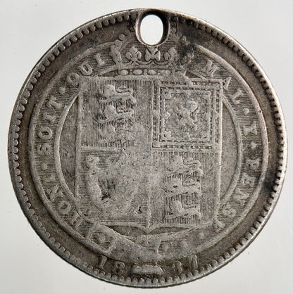 1887 Victoria Shilling Silver Coin | Collectable Grade