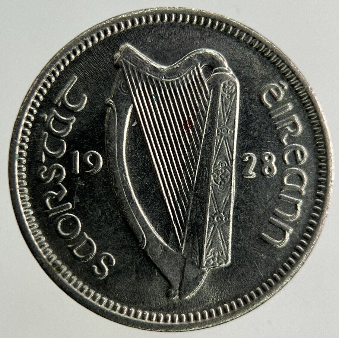 1928 Irish Threepence Coin | Very High Grade