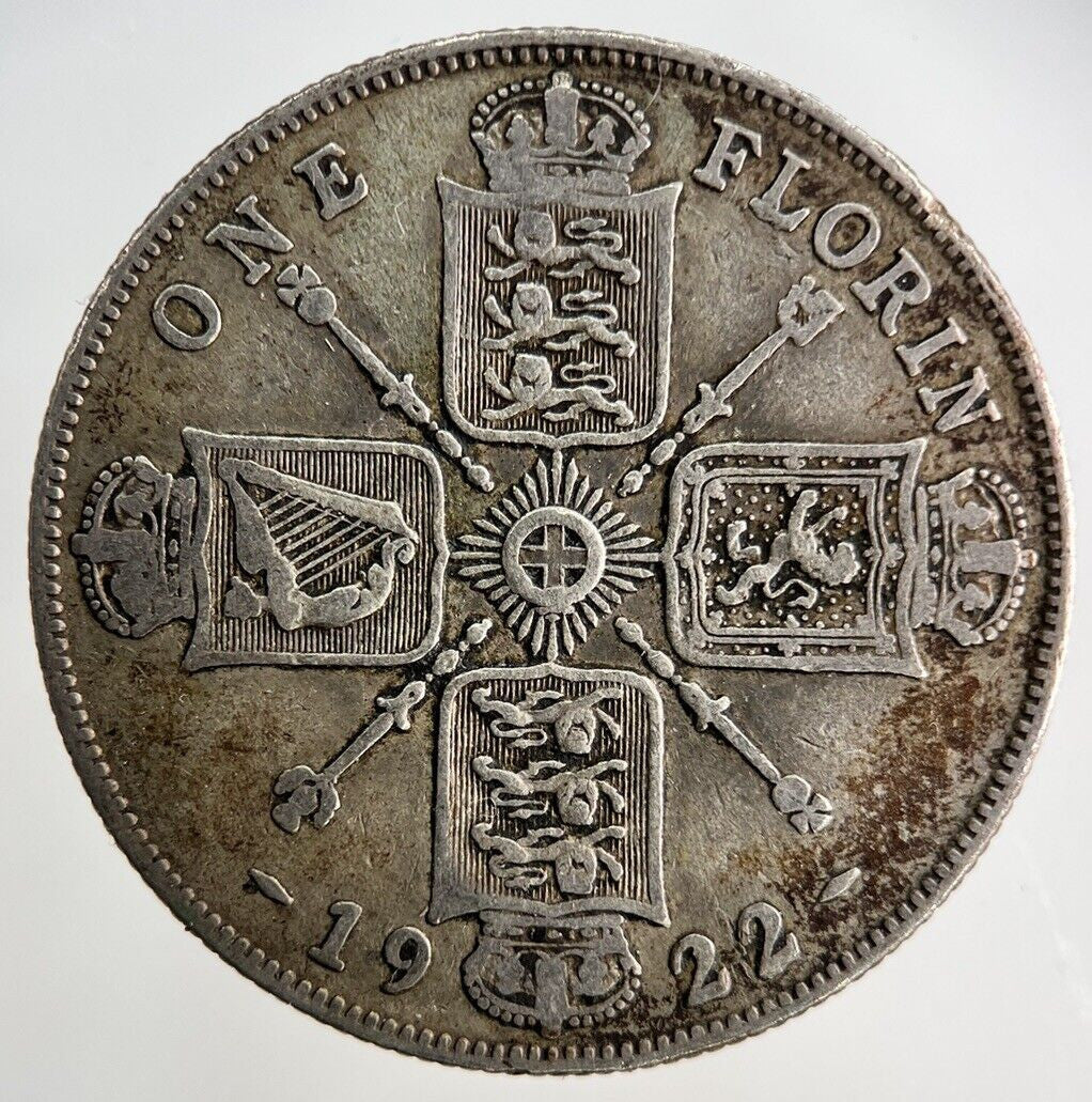 1922 George V Florin Silver Coin | Fine Collectable Grade