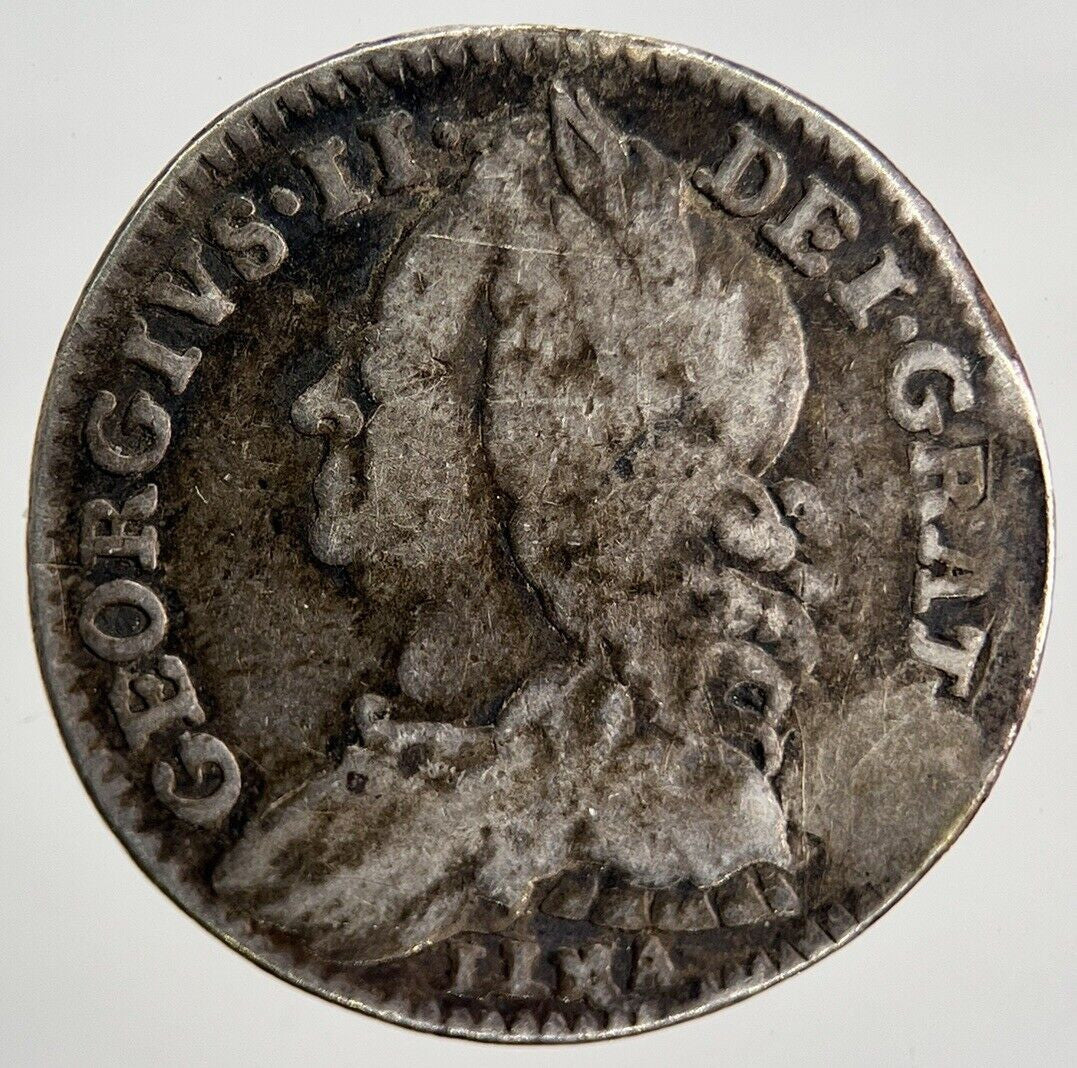 1746 George 2nd II Sixpence Silver Coin | Collectable Grade | a1995