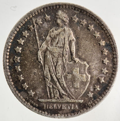 1939 Switzerland Swiss 1 Franc Silver Coin | Fine Collectable Grade