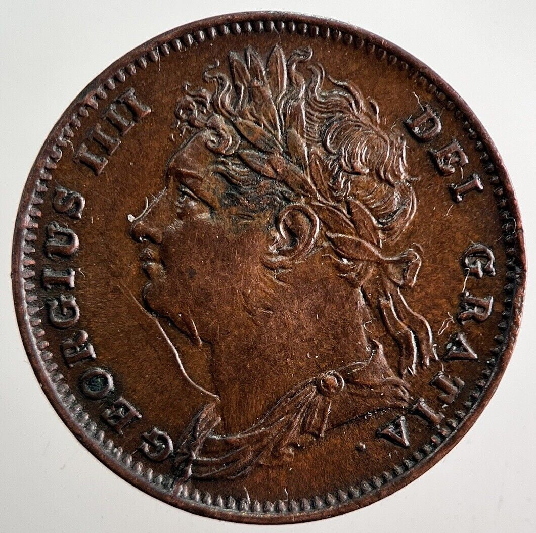 1826 George IV Farthing Coin | Very High Grade