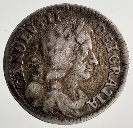 1681 Charles II 2nd Maundy Four - Pence Silver Coin | Collectable Grade