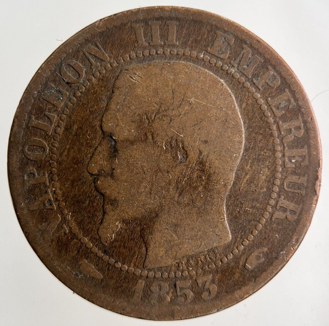 1853 France 5 Centimes Coin | Collectable Grade