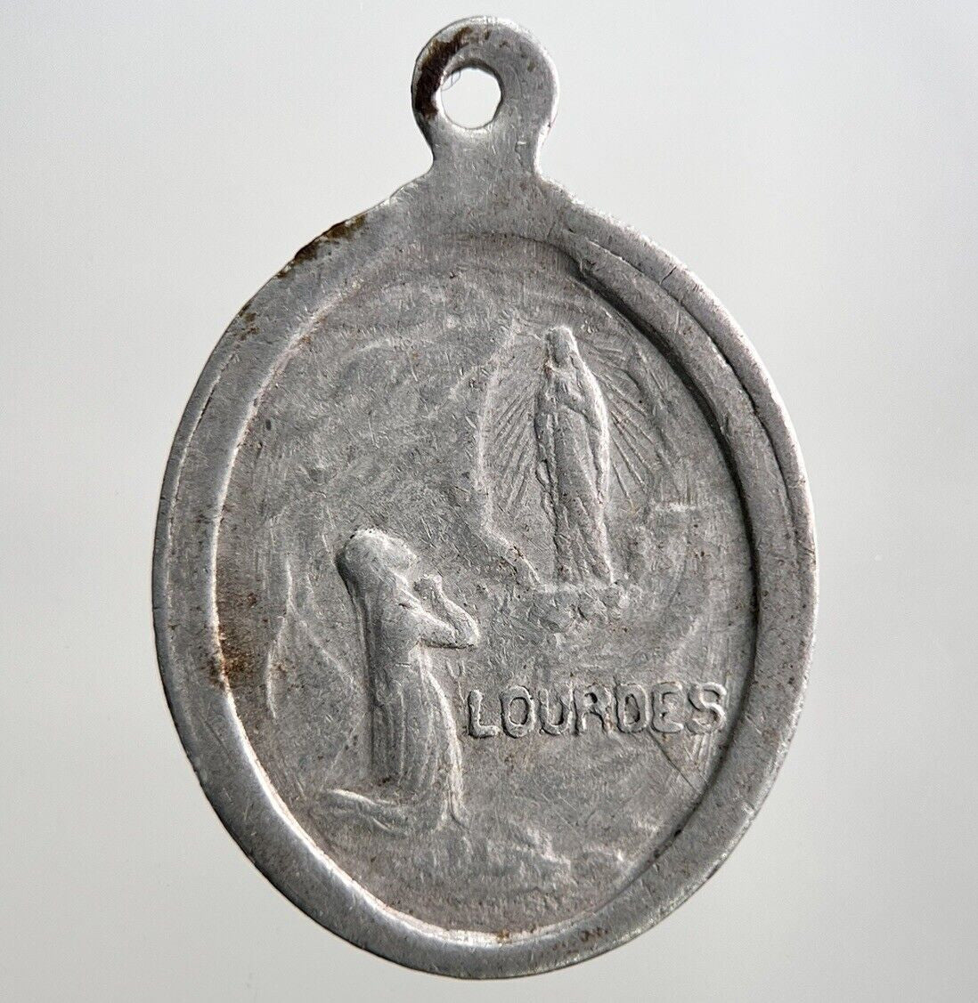 Old Religious Mary Pendant Necklace Charm Amulet | Height 2.5cm | a2958