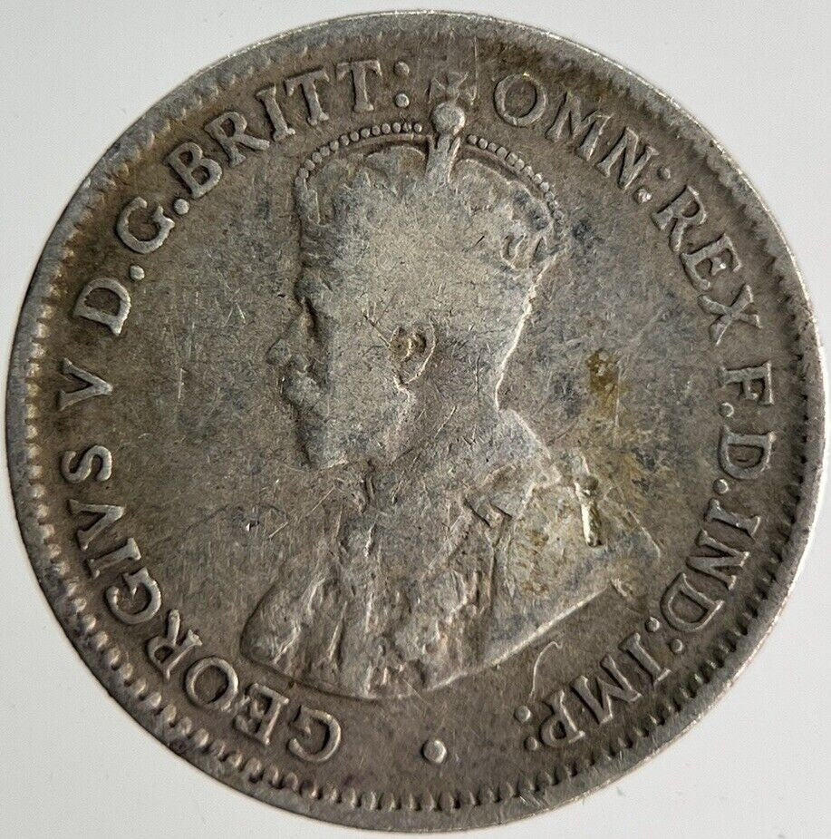 1918 - M Australia Threepence Silver Coin | Collectable Grade
