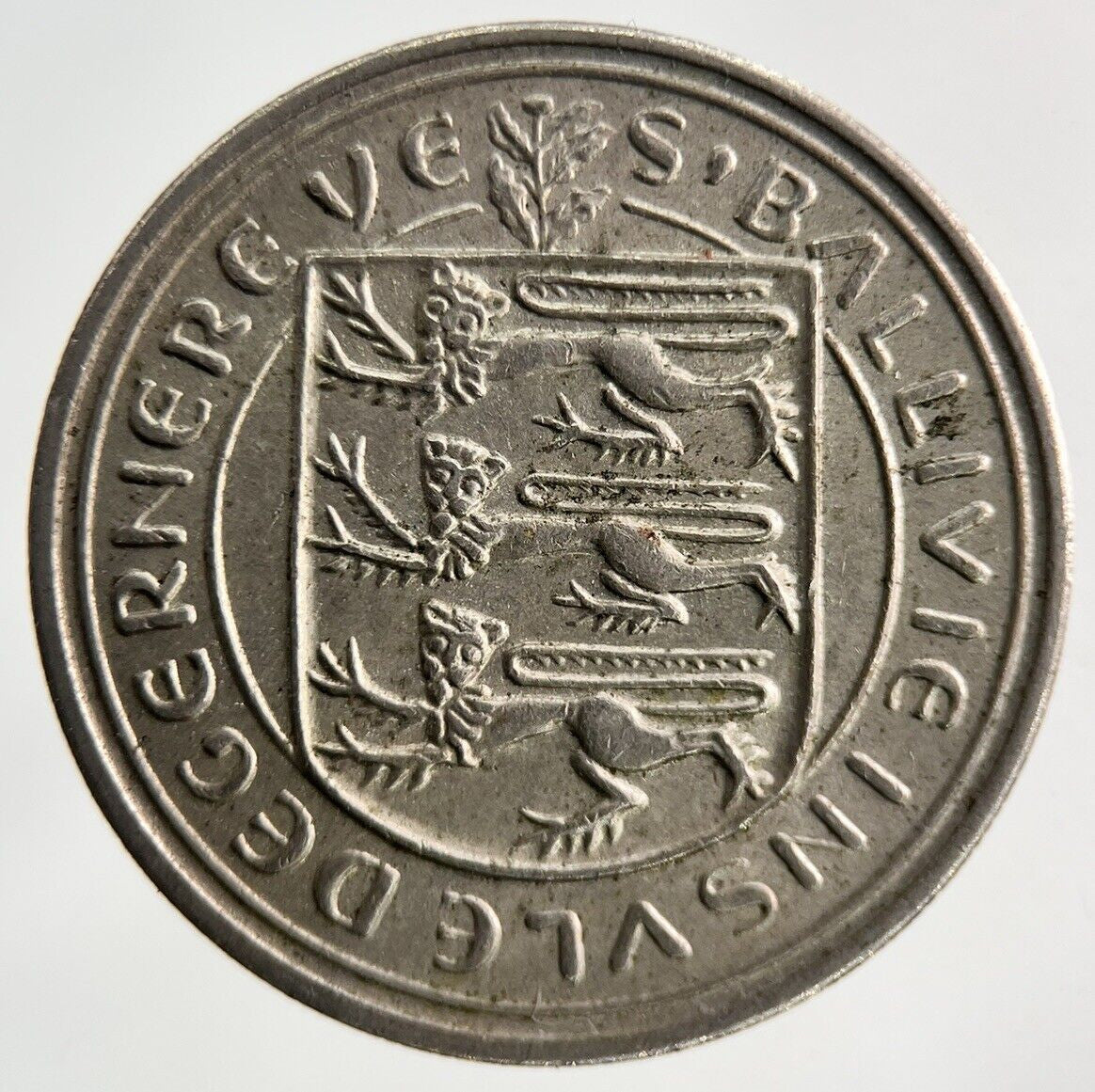 1968 Guernsey 5p Five - Pence Coin | Fine Collectable Grade