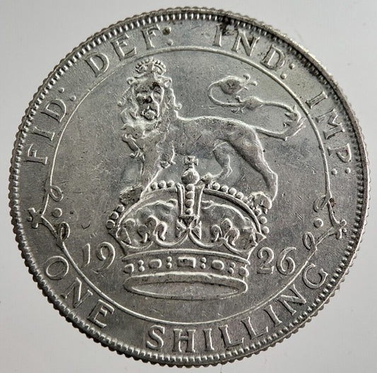1926 George V Shilling Silver Coin | Very High Grade | a8603