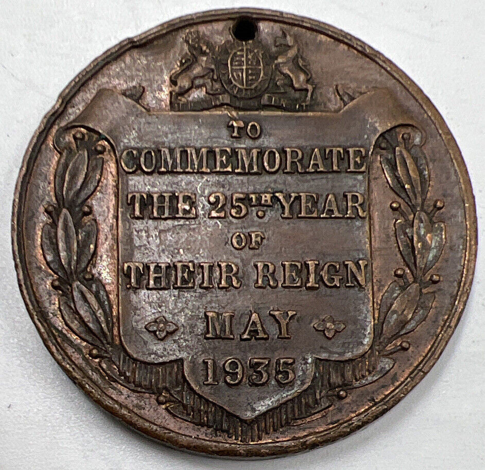 1935 George V 25 Years Reign Medal | Fine Grade | a910