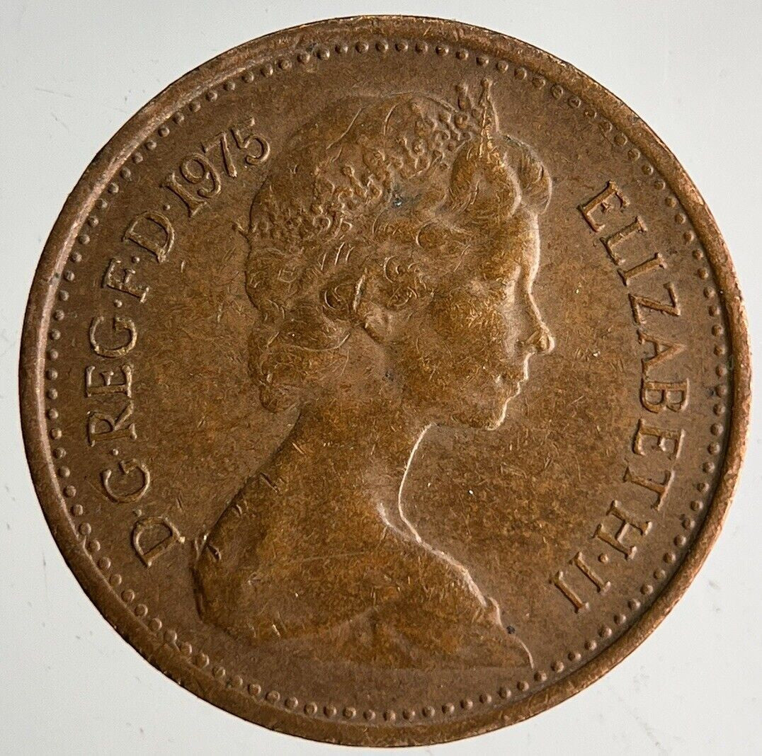 1975 Elizabeth II New 1/2 Half - Penny Coin | Very High Grade