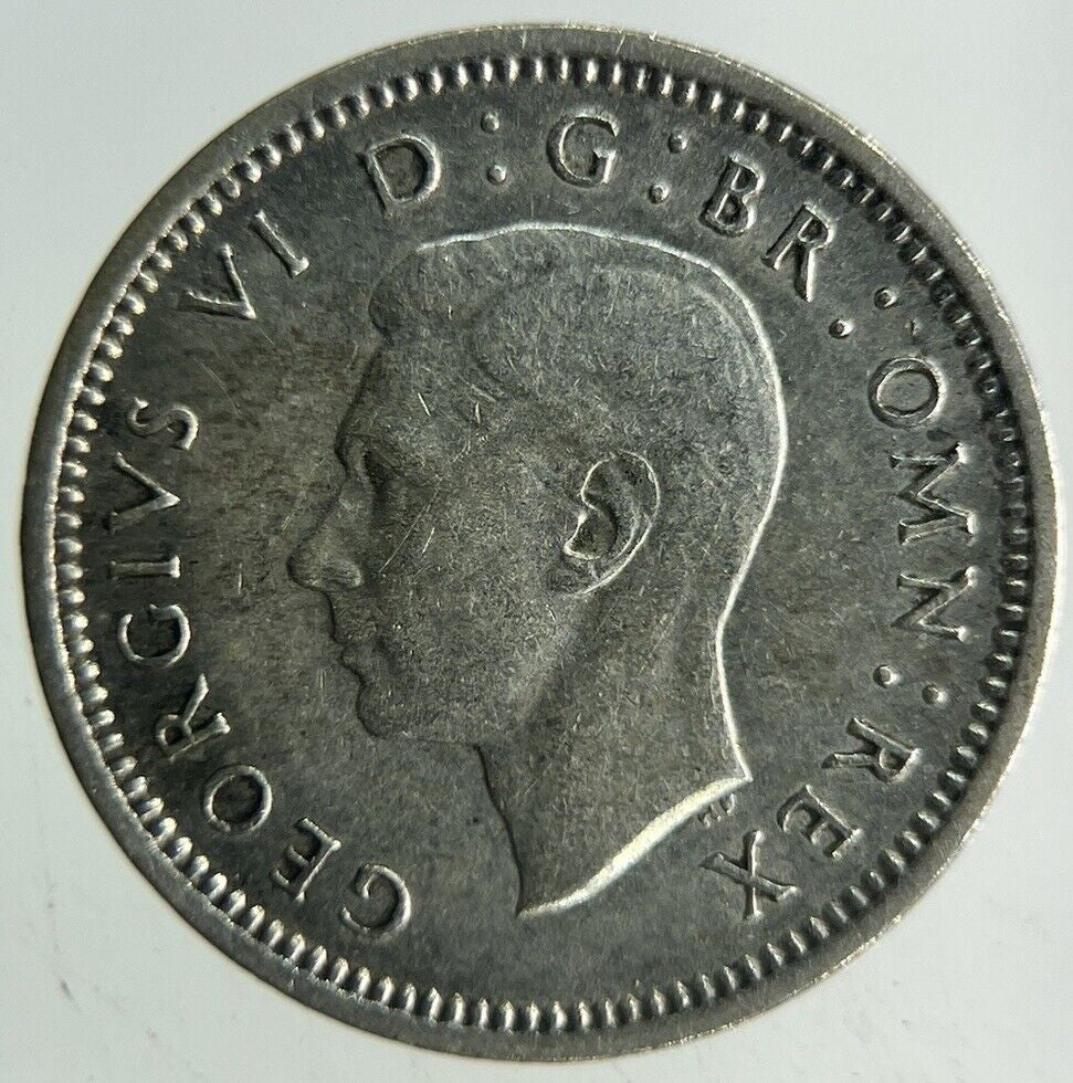 1938 George VI Threepence Silver Coin | Fine Collectable Grade