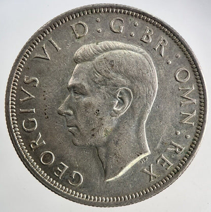 1946 George VI Half - Crown Silver Coin | Very High Grade