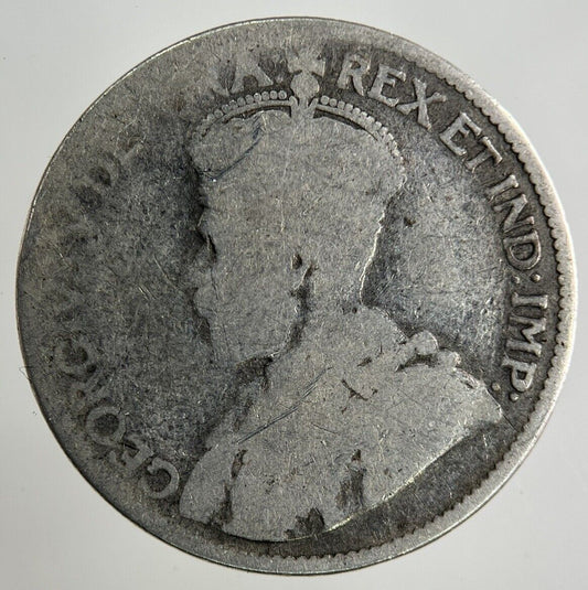 1918 Canada 25 Cents Silver Coin | Fair Grade