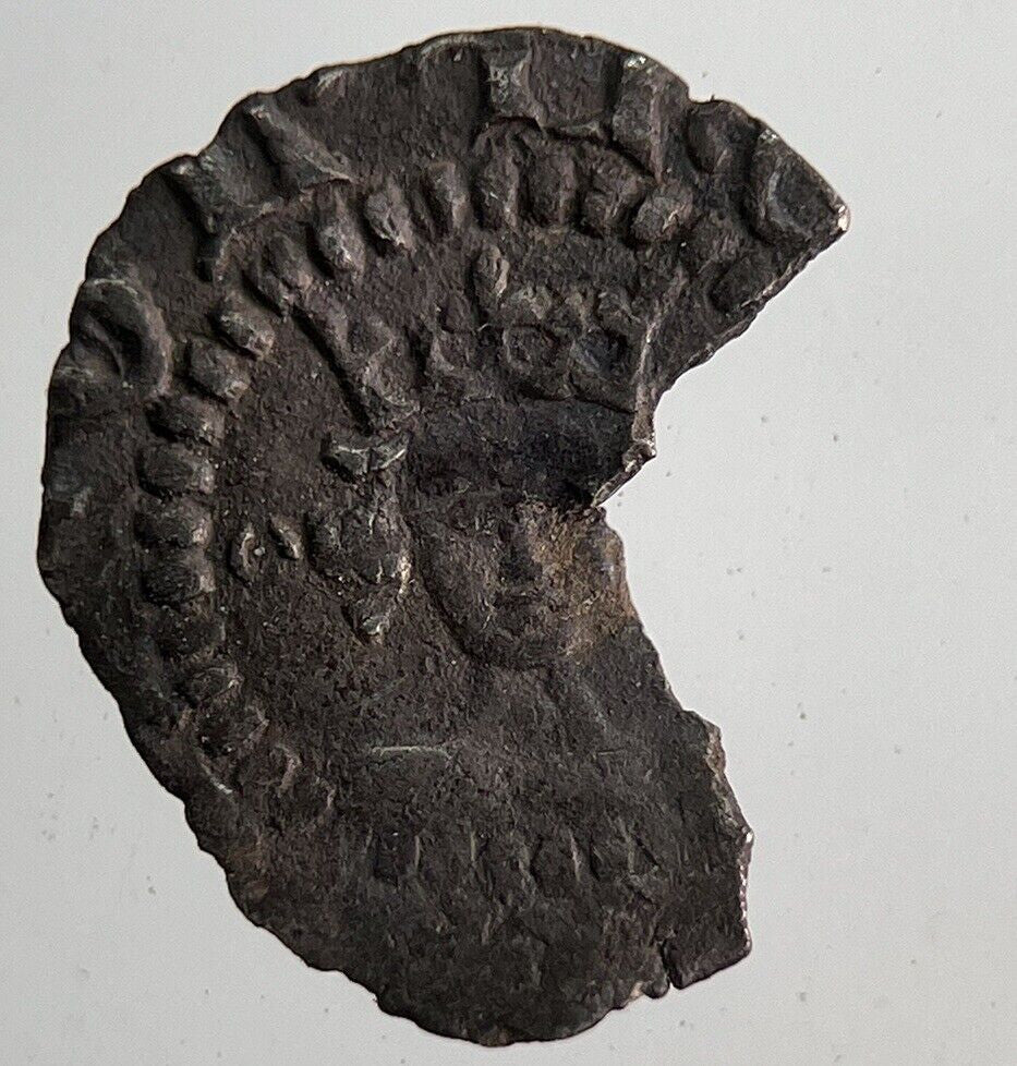 1327 - 77 Edward III Half - Penny Silver Hammered Coin | a6924