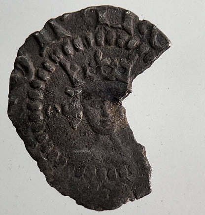 1327 - 77 Edward III Half - Penny Silver Hammered Coin | a6924