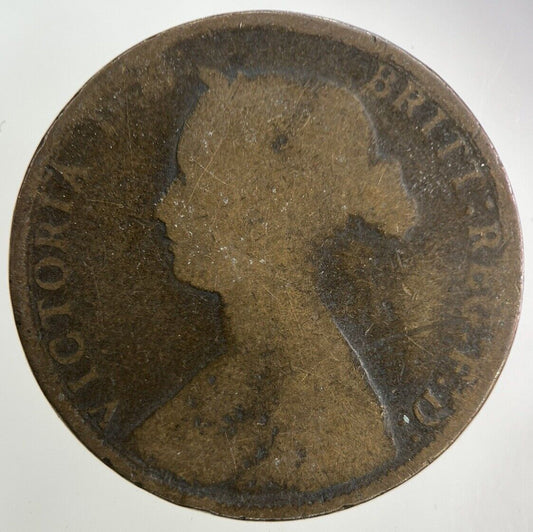1861 Victoria Half - Penny Coin | Collectable Grade