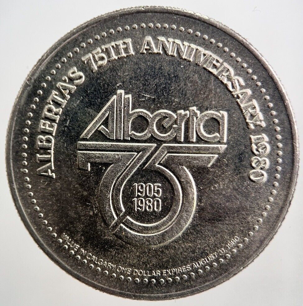 1905 - 1980 Calgary Stampede Dollar Alberta Coin Medal | Collectable Grade | a2005