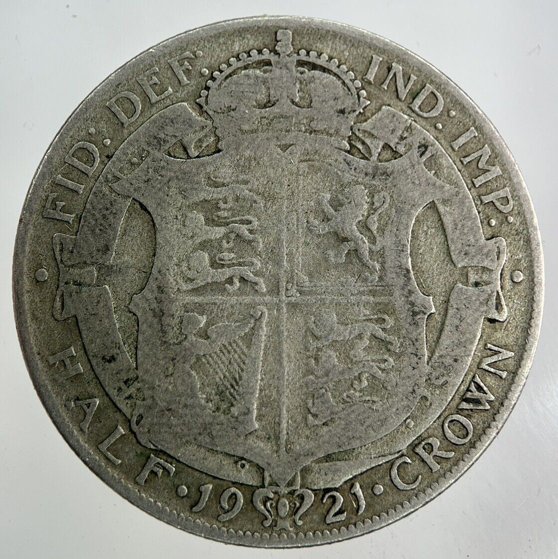 1921 George V Half - Crown Silver Coin | Collectable Grade