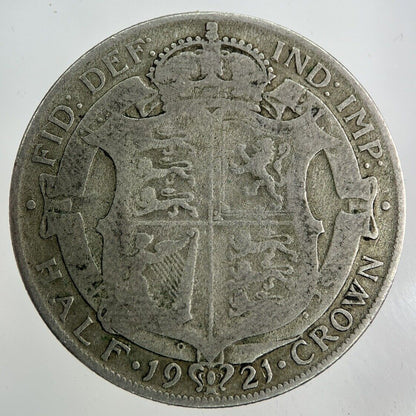 1921 George V Half - Crown Silver Coin | Collectable Grade