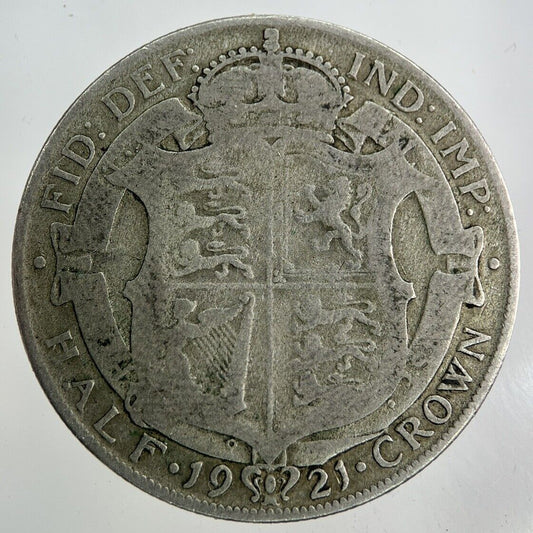 1921 George V Half - Crown Silver Coin | Collectable Grade