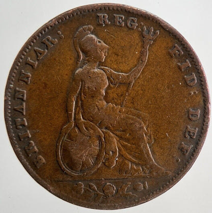 1853 Victoria Farthing Coin | Fine Collectable Grade