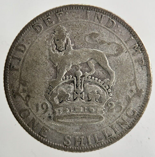 1925 George V Shilling Silver Coin | Collectable Grade