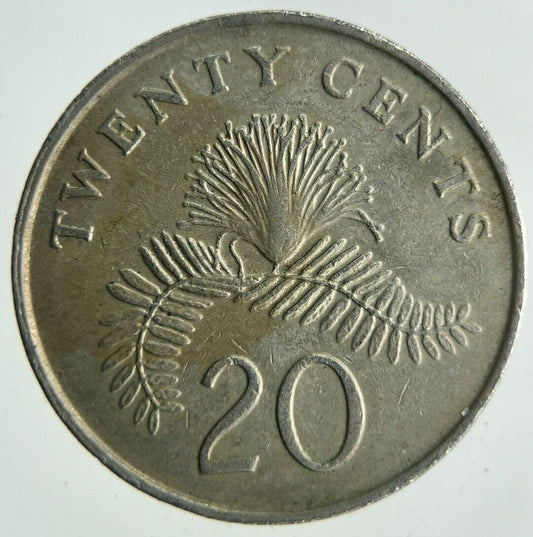 1993 Singapore 20 Cents Coin | Fine Collectable Grade