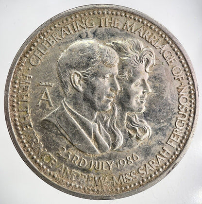 1986 Prince Andrew Wedding Medal Coin | Very High Grade