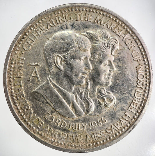 1986 Prince Andrew Wedding Medal Coin | Very High Grade