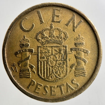1989 Spain 100 Cien Pesetas Coin | Fine Collectable Grade