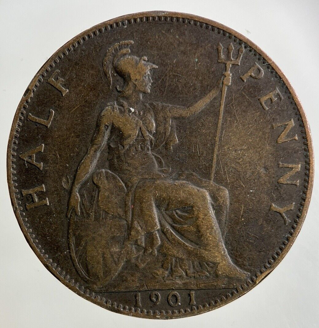 1901 Victoria Half - Penny Coin | Fine Collectable Grade