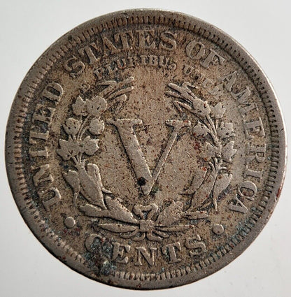 1912 US USA Nickel V 5 Cent Coin | Fine Collectable Grade