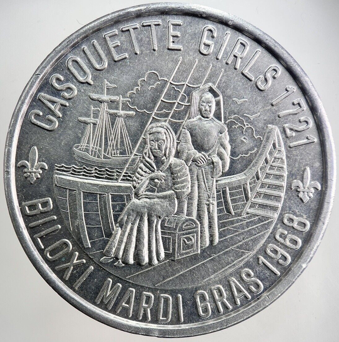 1970 Mardi Gras Token Coin Gulf Coast Carnival | Fine Collectable Grade | a1275
