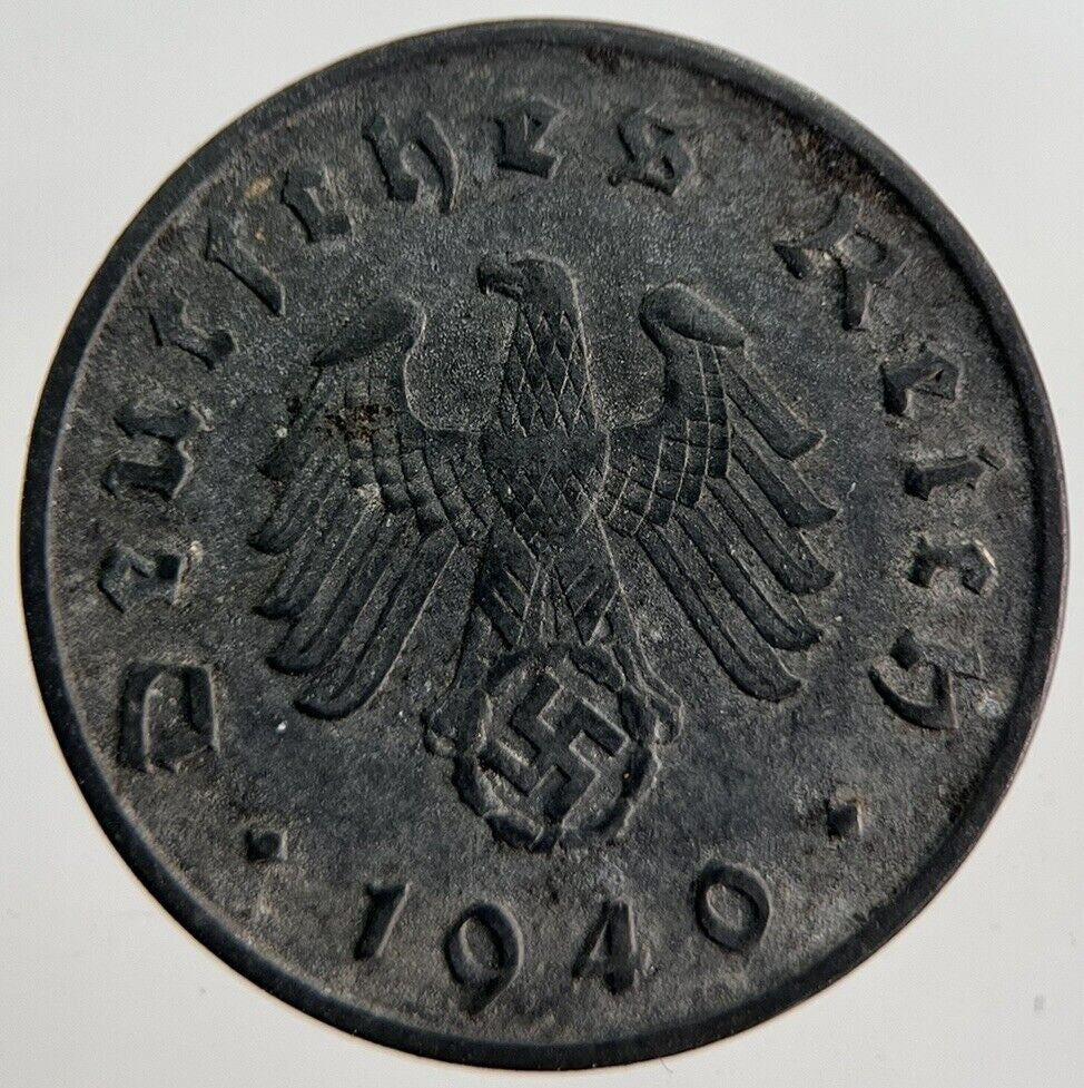 1940 - A Germany Nazi 10 Pfennig Coin | Fine Collectable Grade | a7106