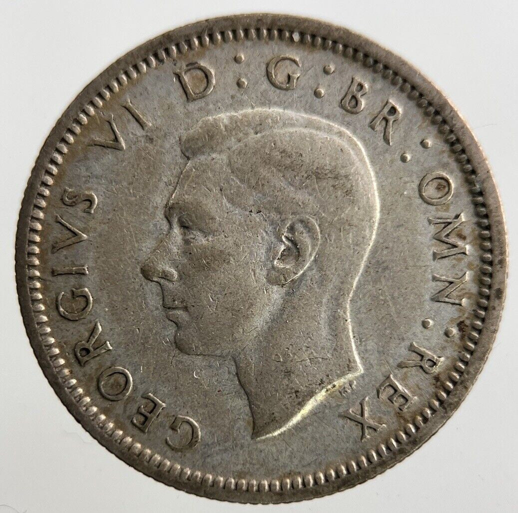 1946 George VI Sixpence Silver Coin | Fine Collectable Grade