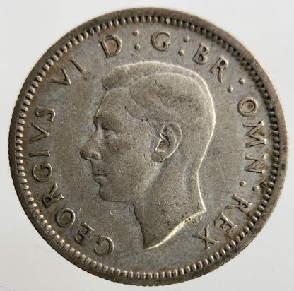1946 George VI Sixpence Silver Coin | Fine Collectable Grade