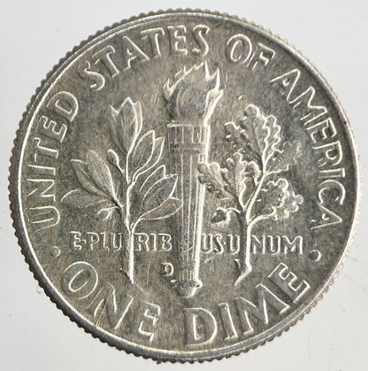 1964 - D US USA Roosevelt Dime Silver Coin | Very High Grade