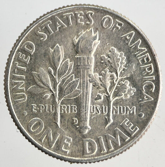 1964 - D US USA Roosevelt Dime Silver Coin | Very High Grade