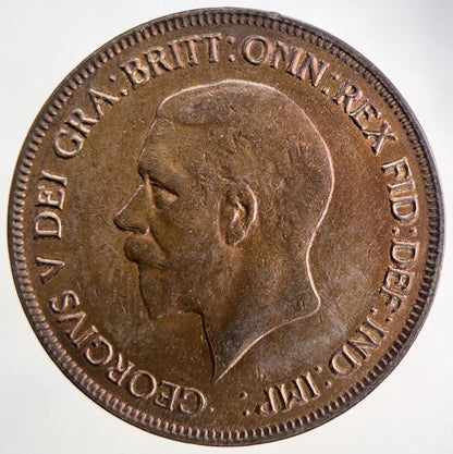 1928 George V One Penny Coin | Fine Collectable Grade