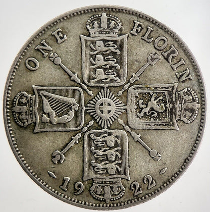 1922 George V Florin Silver Coin | Collectable Grade