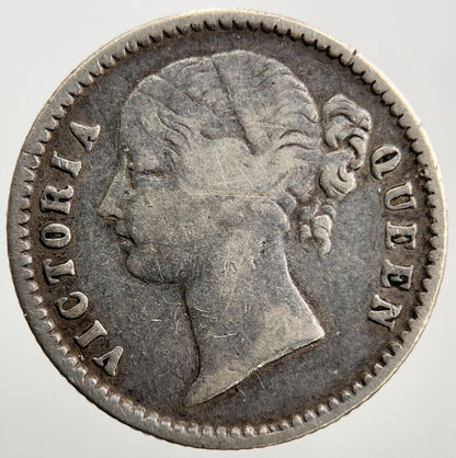 1840 1/4 Quarter Rupee India Silver Coin | Collectable Grade | a579