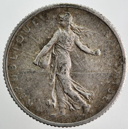 1917 France 1 Franc Silver Coin | Fine Collectable Grade