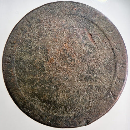 1797 George III 3rd Cartwheel Penny Coin | Fair Grade | a2129