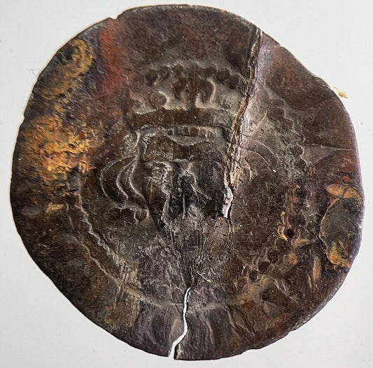 1279-1307 Edward I 1st Medieval Hammered Silver Penny Coin | a9204