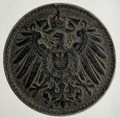 1917 Germany 5 Pfennig Coin | Fine Collectable Grade