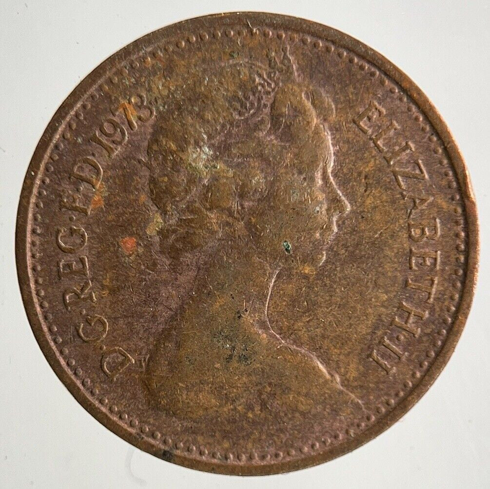 1973 Elizabeth II 2nd New 1/2 Half - Penny Coin | Fine Collectable Grade