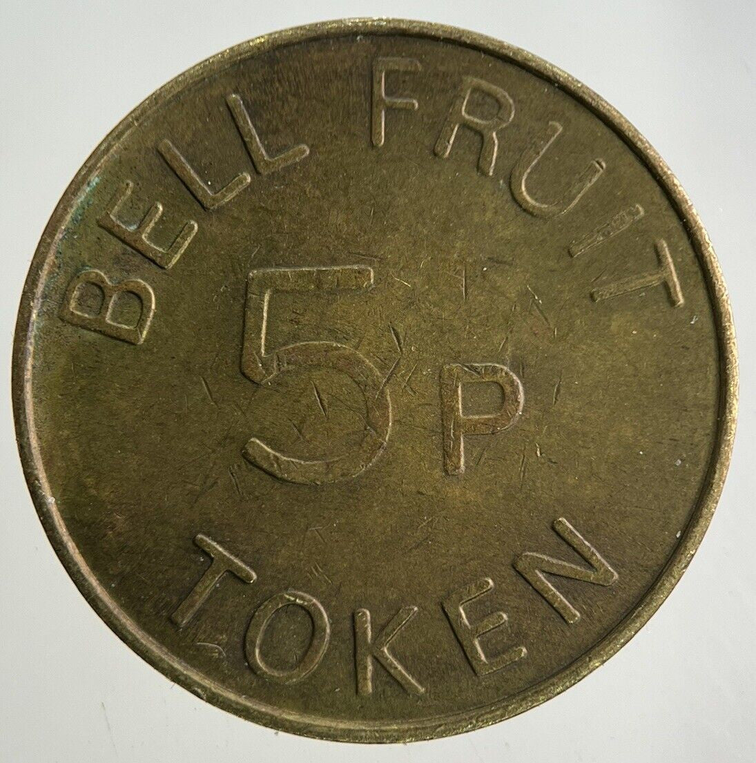 Bell Fruit 5p Token Coin | Fine Collectable Grade