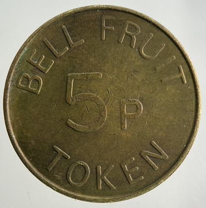 Bell Fruit 5p Token Coin | Fine Collectable Grade